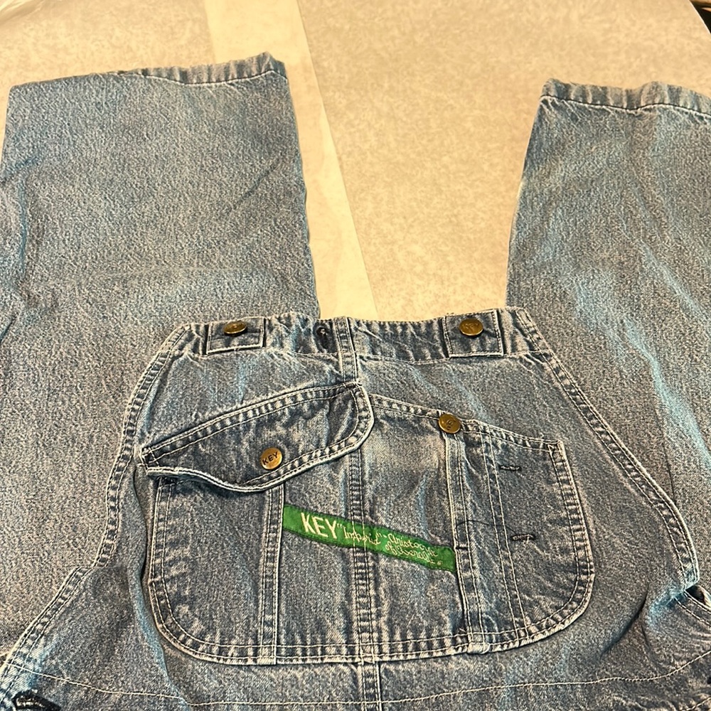 Vintage Key Overalls 34x34